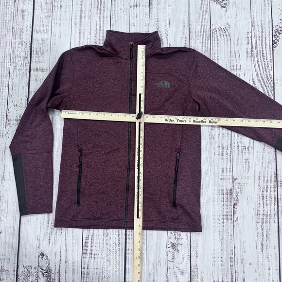 The North Face Stretch Fleece Jacket Men’s M Purple Heather Full Zip - Picture 3 of 6